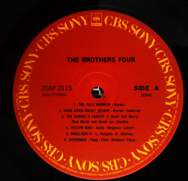 The Brothers Four - The Brothers Four (Vinyl, LP, Album, Reissue, Stereo) Very Good Plus (VG+) / Very Good Plus (VG+)