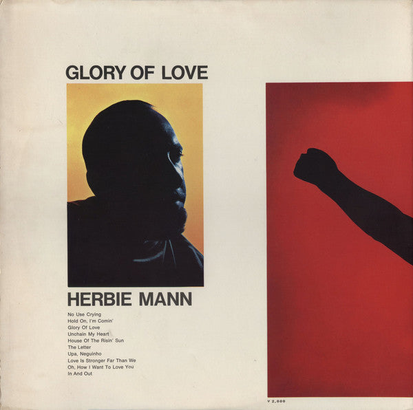 Herbie Mann - Glory Of Love (Vinyl, LP, Album, Repress, Stereo)