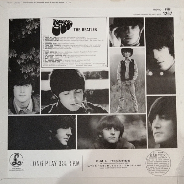 The Beatles - Rubber Soul (Vinyl, LP, Album, Reissue, Remastered, Mono) Very Good Plus (VG+) / Very Good Plus (VG+)