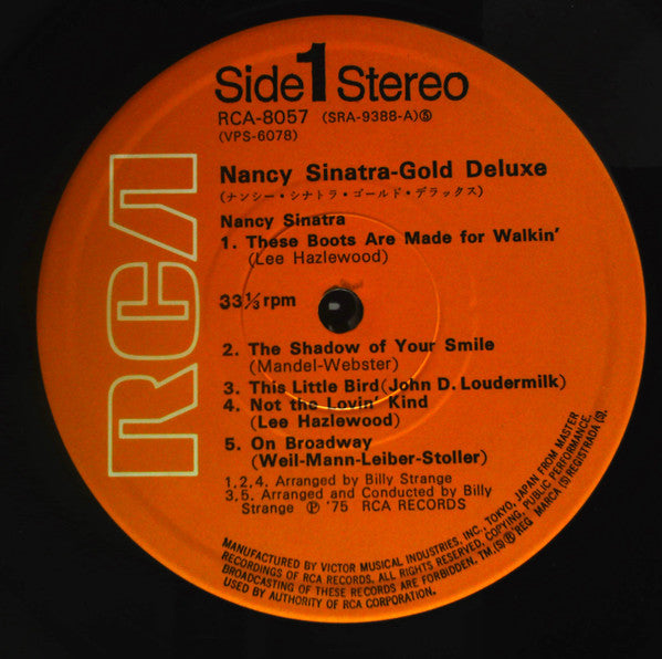 Nancy Sinatra - Gold Deluxe (2xVinyl, LP, Compilation) Good Plus (G+) / Very Good (VG)