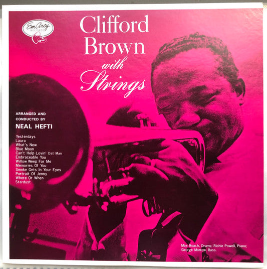 Clifford Brown - Clifford Brown With Strings (Vinyl, LP, Album, Mono) Very Good Plus (VG+) / Very Good (VG)