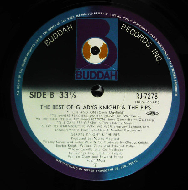 Gladys Knight And The Pips - The Best Of Gladys Knight & The Pips (Vinyl, LP, Compilation, Reissue) Very Good Plus (VG+) / Good Plus (G+)