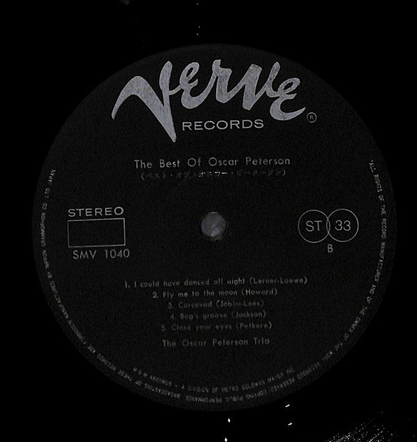 Oscar Peterson - The Best Of Oscar Peterson (Vinyl, LP, Compilation, Stereo) Good Plus (G+) / Very Good Plus (VG+)