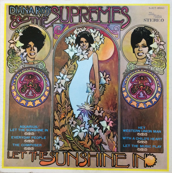 The Supremes - Let The Sunshine In (Vinyl, LP, Album, Stereo) Very Good (VG) / Very Good (VG)