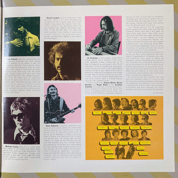 The Flying Burrito Bros - Close Up The Honky Tonks (2xVinyl, LP, Compilation, Stereo) Good Plus (G+) / Good Plus (G+)