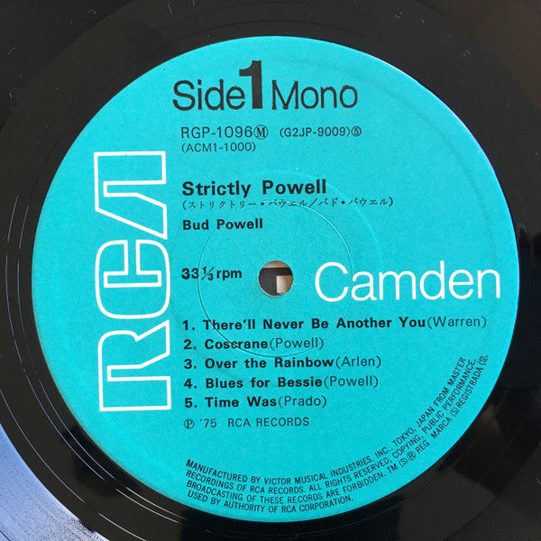 The Bud Powell Trio - Strictly Powell (Vinyl, LP, Album, Reissue, M...