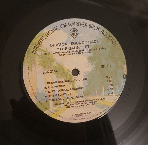 Jerry Fielding - The Gauntlet (Original Sound Track) (Vinyl, LP, Album) Very Good Plus (VG+) / Very Good (VG)