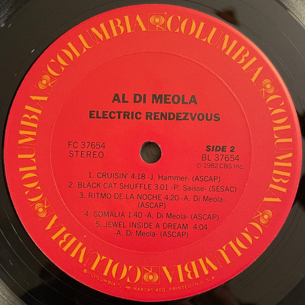 Al Di Meola - Electric Rendezvous (Vinyl, LP, Album) Very Good Plus (VG+) / Very Good Plus (VG+)