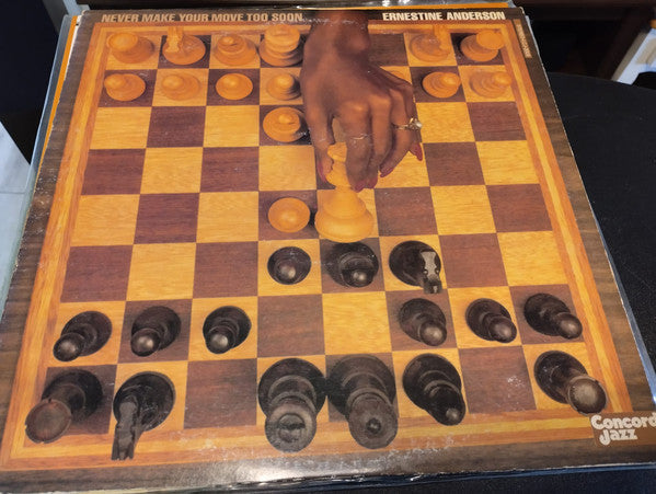 Ernestine Anderson - Never Make Your Move Too Soon (Vinyl, LP, Album, Stereo) Very Good Plus (VG+) / Very Good (VG)