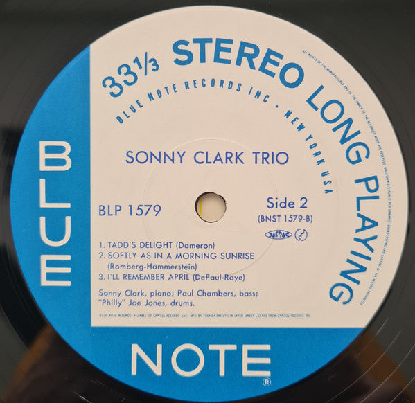 Sonny Clark Trio - Sonny Clark Trio (Vinyl, LP, Album, Reissue, Stereo) Near Mint (NM or M-) / Near Mint (NM or M-)