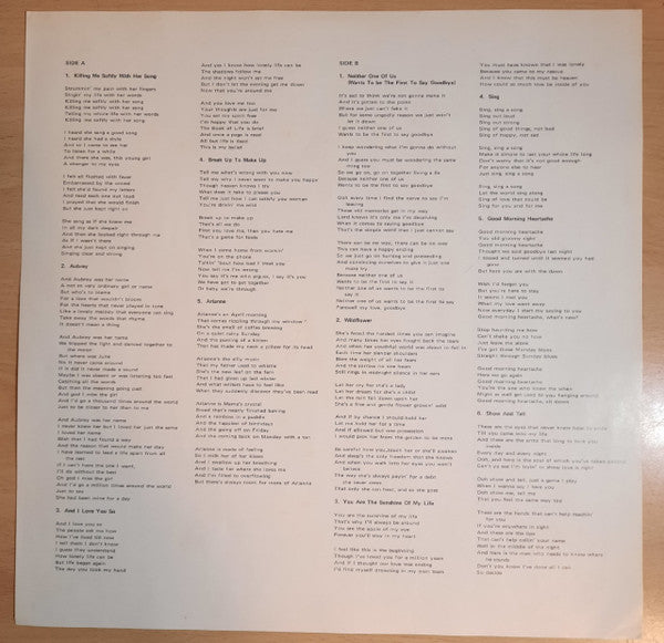 Johnny Mathis - Killing Me Softly With Her Song (Vinyl, LP, Album, Stereo) Very Good Plus (VG+) / Very Good Plus (VG+)