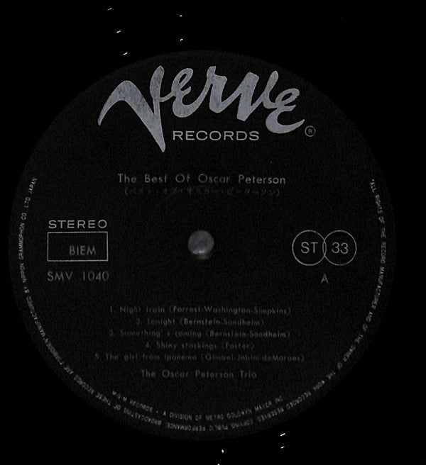 Oscar Peterson - The Best Of Oscar Peterson (Vinyl, LP, Compilation, Stereo) Good Plus (G+) / Very Good Plus (VG+)