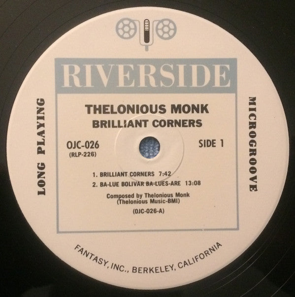 Thelonious Monk - Brilliant Corners (Vinyl, LP, Reissue, Mono) Near Mint (NM or M-) / Very Good Plus (VG+)