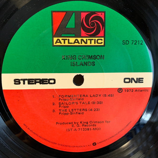 King Crimson - Islands (Vinyl, LP, Album, Reissue) Near Mint (NM or M-) / Very Good Plus (VG+)