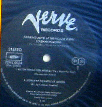 Coleman Hawkins - Hawkins! Alive! At The Village Gate (Vinyl, LP, Album, Reissue, Stereo) Very Good Plus (VG+) / Very Good Plus (VG+)