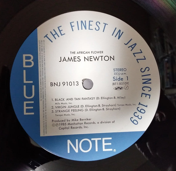 James Newton (2) - The African Flower (The Music Of Duke Ellington & Billy Strayhorn) (Vinyl, LP, Album) Very Good (VG) / Very Good Plus (VG+)