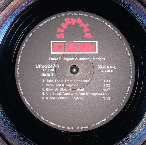 Duke Ellington - Duke Ellington & Johnny Hodges (Vinyl, LP, Compilation, Stereo) Near Mint (NM or M-) / Very Good Plus (VG+)