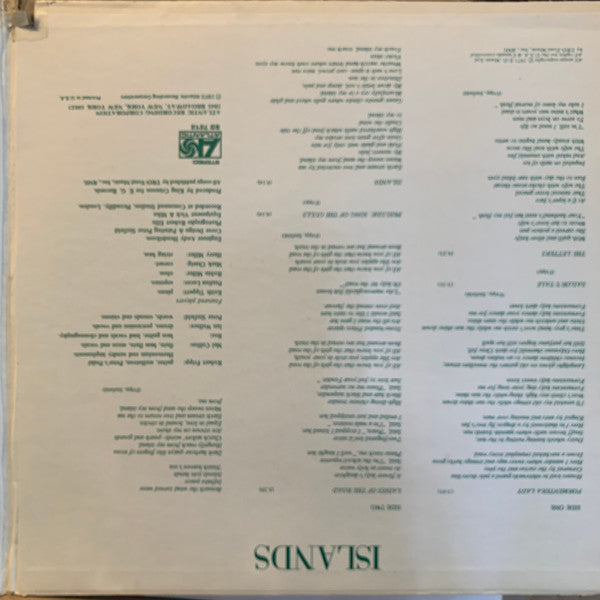 King Crimson - Islands (Vinyl, LP, Album, Reissue) Near Mint (NM or M-) / Very Good Plus (VG+)