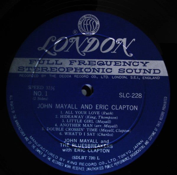 John Mayall - Bluesbreakers (Vinyl, LP, Album, Reissue, Stereo)
