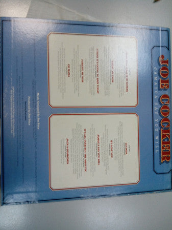 Joe Cocker - Jamaica Say You Will (Vinyl, LP, Album) Very Good Plus (VG+) / Very Good Plus (VG+)