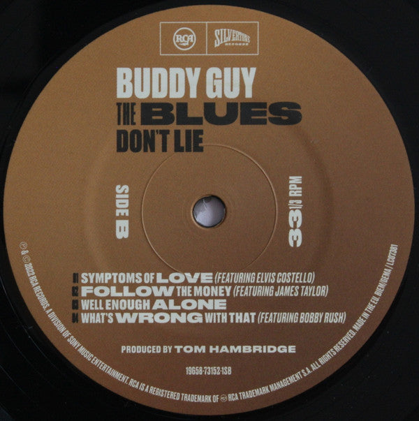 Buddy Guy - The Blues Don't Lie (2xVinyl, LP, Album) Very Good Plus (VG+) / Very Good Plus (VG+)