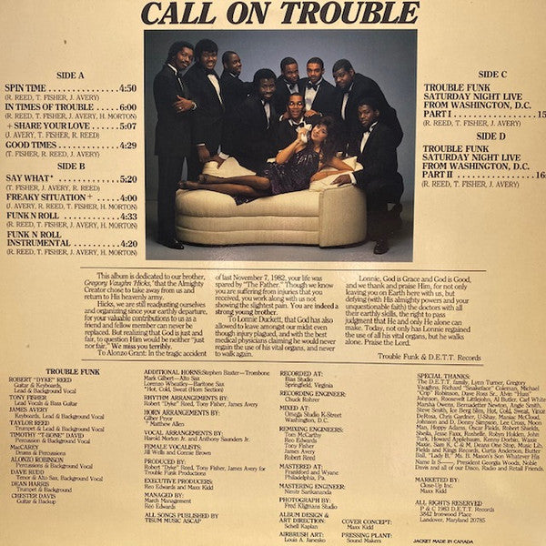 Trouble Funk - In Times Of Trouble (2xVinyl, LP, Album, Stereo) Very Good Plus (VG+) / Very Good (VG)