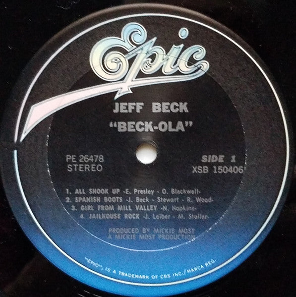 Jeff Beck Group - Beck-Ola (Vinyl, LP, Album, Reissue, Stereo) Very Good Plus (VG+) / Very Good (VG)