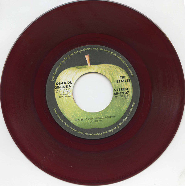 The Beatles - オブ・ラ・ディ, オブ・ラ・ダ = Ob-La-Di, Ob-La-Da / マイ・ギター・ジェントリー・ウイープス = While My Guitar Gently Weeps (Vinyl, 7", 45 RPM, Single) Very Good (VG) / Very Good (VG)