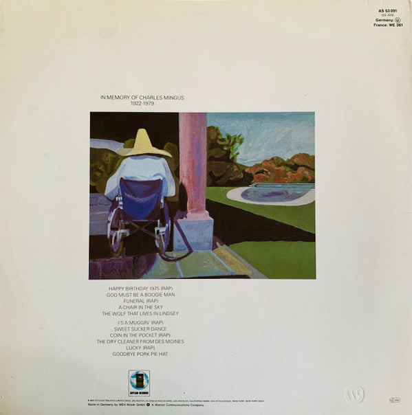 Joni Mitchell - Mingus (Vinyl, LP, Album, Reissue, Stereo) Near Mint (NM or M-) / Very Good Plus (VG+)