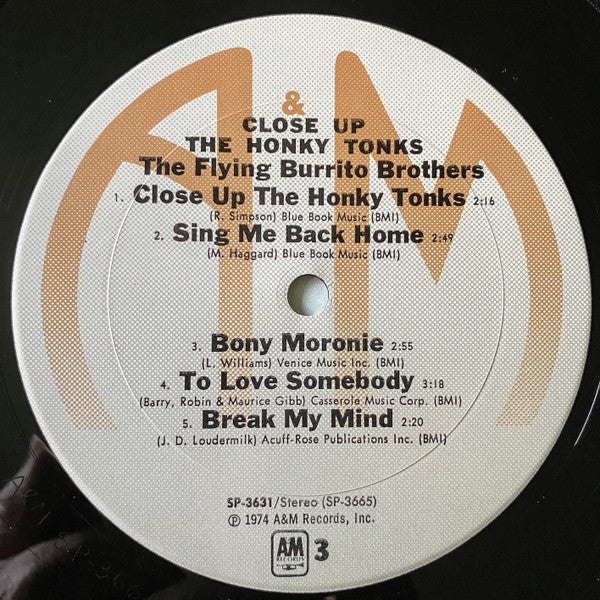 The Flying Burrito Bros - Close Up The Honky Tonks (2xVinyl, LP, Compilation, Stereo) Good Plus (G+) / Good Plus (G+)
