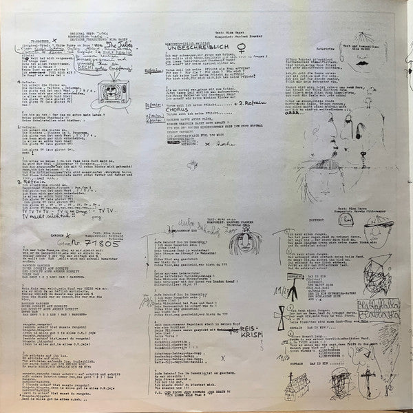 Nina Hagen Band - Nina Hagen Band (Vinyl, LP, Album, Promo, Stereo) Very Good Plus (VG+) / Good Plus (G+)