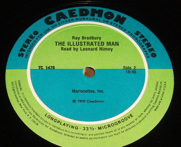 Ray Bradbury - The Illustrated Man: The Veldt / Marionettes Inc. (Vinyl, LP, Album) Good Plus (G+) / Very Good (VG)