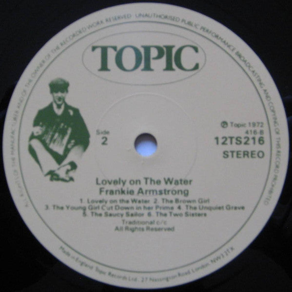Frankie Armstrong - Lovely On The Water (Vinyl, LP, Album, Reissue) Very Good (VG) / Very Good Plus (VG+)