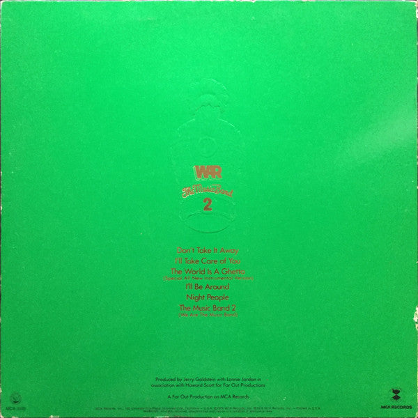 War - The Music Band 2 (Vinyl, LP, Album) Very Good (VG) / Very Good (VG)
