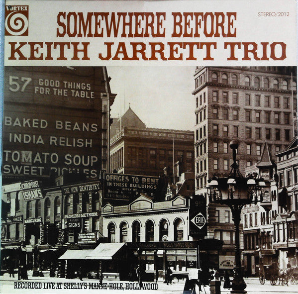 Keith Jarrett Trio - Somewhere Before (Vinyl, LP, Album, Stereo) Very Good Plus (VG+) / Very Good Plus (VG+)