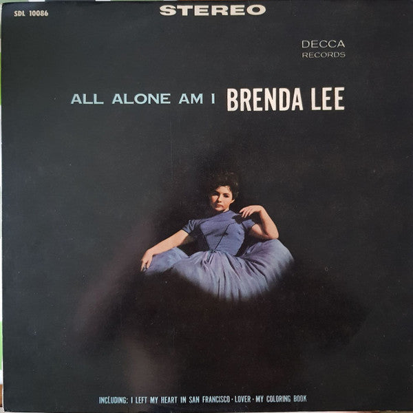Brenda Lee - All Alone Am I (LP, Stereo) - Good Plus (G+) / Fair (F)