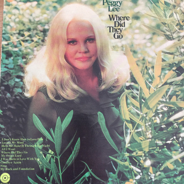 Peggy Lee - Where Did They Go (Vinyl, LP, Album) Very Good (VG) / Very Good (VG)
