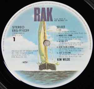 Kim Wilde - Select (Vinyl, LP, Album, Stereo)