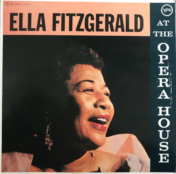 Ella Fitzgerald - Ella Fitzgerald At The Opera House (Vinyl, LP, Album, Reissue, Mono) Near Mint (NM or M-) / Good Plus (G+)