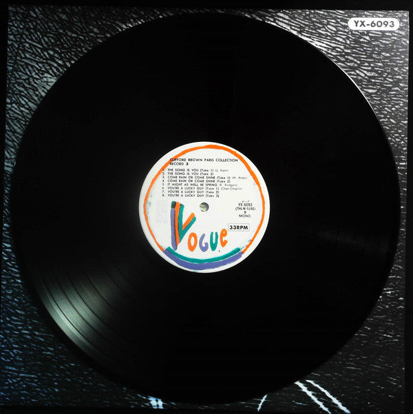 Clifford Brown - Paris Collection (3xVinyl, Box Set, LP, Compilation, Mono) Very Good (VG) / Very Good (VG)