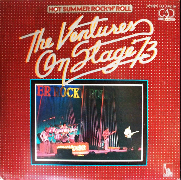The Ventures - On Stage '73 (2xVinyl, LP, Album, Stereo, Quadraphonic) Very Good Plus (VG+) / Very Good (VG)