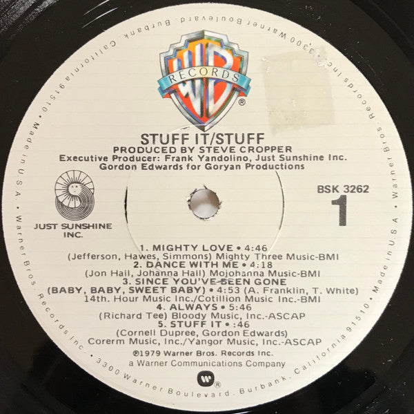 Stuff (2) - Stuff It! (Vinyl, LP, Album) Very Good Plus (VG+) / Very Good Plus (VG+)