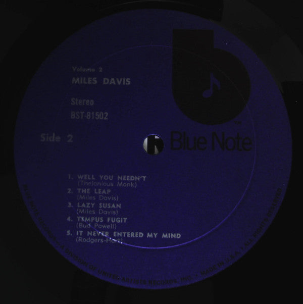 Miles Davis - Volume 2 (Vinyl, LP, Compilation, Reissue, Remastered, Stereo) Very Good Plus (VG+) / Very Good Plus (VG+)