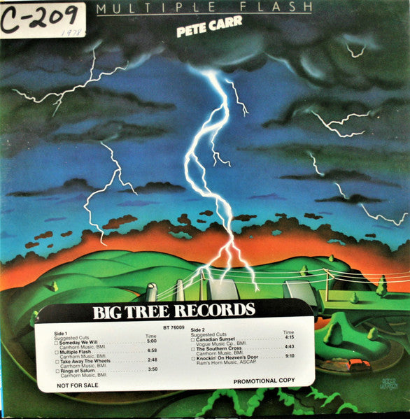 Pete Carr - Multiple Flash (Vinyl, LP, Album, Stereo) Very Good Plus (VG+) / Very Good (VG)