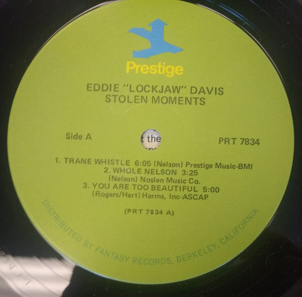 Eddie "Lockjaw" Davis Big Band - Stolen Moments (Vinyl, LP, Reissue, Stereo) Very Good (VG) / Very Good (VG)