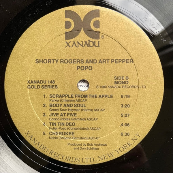 Shorty Rogers - Popo (Vinyl, LP) Very Good Plus (VG+) / Very Good Plus (VG+)