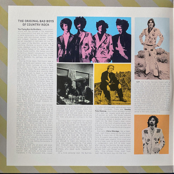 The Flying Burrito Bros - Close Up The Honky Tonks (2xVinyl, LP, Compilation, Stereo) Good Plus (G+) / Good Plus (G+)