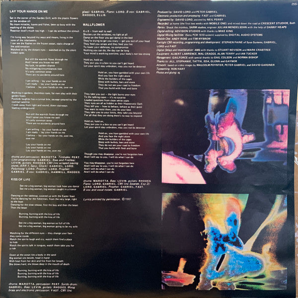 Peter Gabriel - Peter Gabriel IV (Vinyl, LP, Album, Stereo) Very Good Plus (VG+) / Very Good (VG)