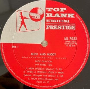 Buck Clayton - Buck & Buddy (Vinyl, LP, Album, Mono) Very Good Plus (VG+) / Very Good Plus (VG+)