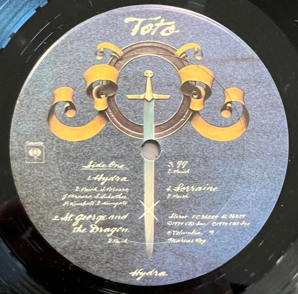 Toto - Hydra (Vinyl, LP, Album, Reissue) Good Plus (G+) / Very Good Plus (VG+)